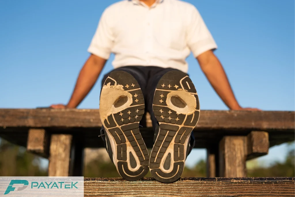 سایش کفش ها هنگام پیاده روی